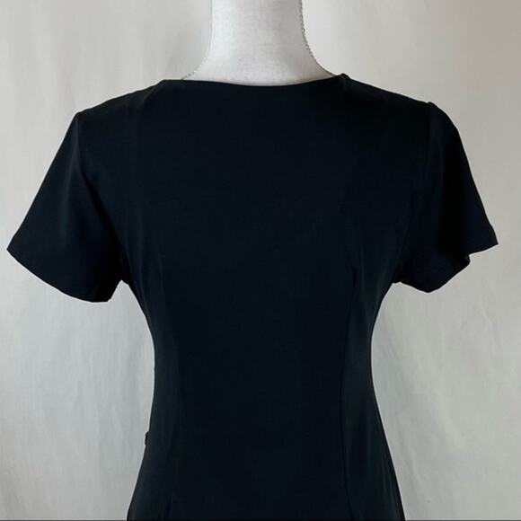 Soft Surroundings Black V-Neck GorpCore Athletic Dress NWOT Size SP - Picture 6 of 10